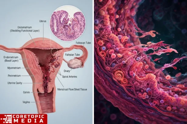 uterine lining shedding